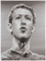 Silver Mark Zuckerberg